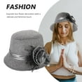 thumbnail image 3 of FUTUREORYY Church Hat Para Mujer Con Único Y Detalles De Encaje Femenino, 3 of 6