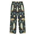 thumbnail image 2 of FORMRS Kids Pajama Pants with Pockets Size 9-10Y Boys Lounge Sleep Bottoms, Mystical Owls Pattern, 2 of 8