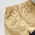 thumbnail image 6 of hoksml Back to School Girls Elastic Waist Cotton Chino Shorts Casual Playwear Shorts with Pockets, 6 of 6