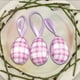 thumbnail image 4 of Decoraciones de Pascua para el Hogar 3 Piezas Colgando Simulación de Pintura de Bricolaje, Huevos de Plástico Verde 15x5x3cm para la Disposición de la Escena, Apoyos de Resurrección, 4 of 6