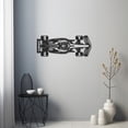 thumbnail image 3 of LaModaHome Exclusive Formula 1 Line Art Metal Wall Art Decor – Durable & Artistic Metal Wall Art for Home and Office Decor, Perfect for Any Interior Design Aesthetic, 3 of 4