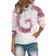 thumbnail image 1 of DPTALR Veste à Capuche à Manches Longues Zippée Imprimée en Polaire Ample pour Femmes Automne, 1 of 7