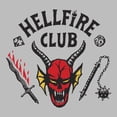 thumbnail image 2 of Mens Stranger Things Welcome to the Hellfire Club T Shirt, 2 of 5