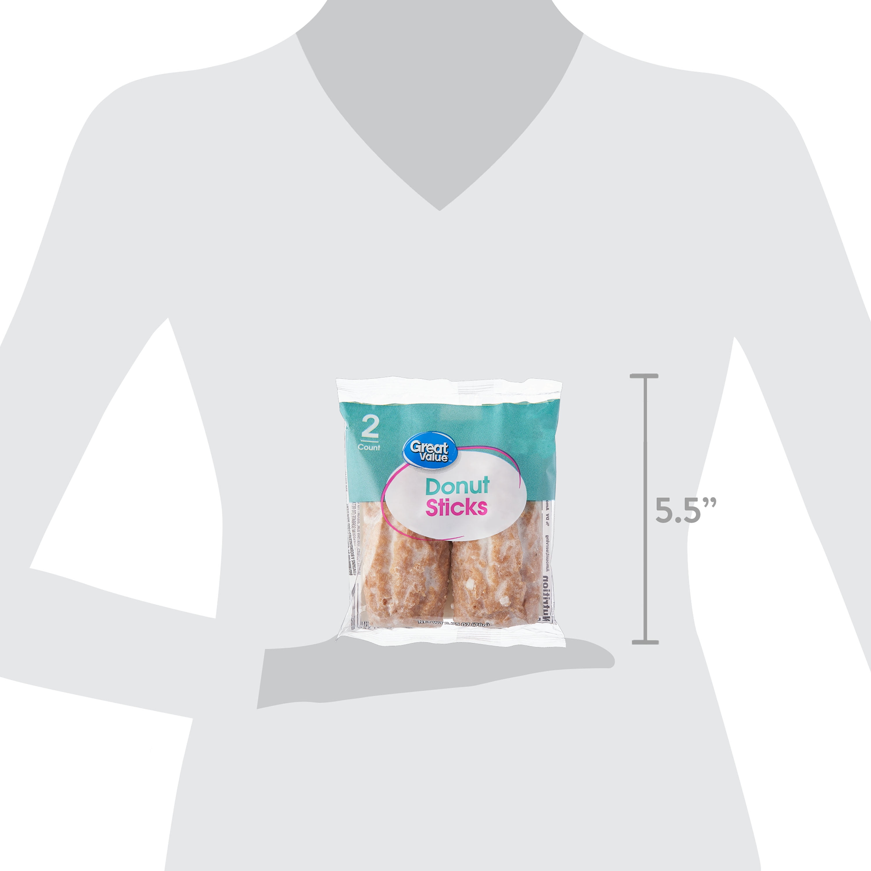 Great Value Donut Sticks 2pk