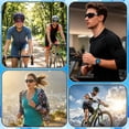 thumbnail image 5 of Bocaoying 4 Pairs Polarized Sports Sunglasses for Men, UV400 Protection Mens Sunglasses with 4 Colors, Lightweight Sun Glasses for Cycling Running Driving Fishing Golf, 5 of 7