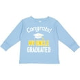 thumbnail image 3 of Inktastic Congrats My Uncle Graduated with cap Boys or Girls Long Sleeve Toddler T-Shirt, 3 of 5