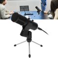 thumbnail image 1 of FAGINEY Handheld Mic,Handheld Microphone Desktop Mic With Tripod Stand For Meetings Live Streaming Gaming,Microphone With Tripod Stand, 1 of 8