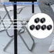 thumbnail image 2 of 50 Pieces U Plastic Chair Glider U Plastic Chair Leg Cap, Foot Opening Cushion Floor Covers(25mm), 2 of 5