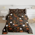 thumbnail image 2 of Feelyou Cartoon Spider Bat Twin Comforter Sets, Halloween Ghost Animal Bedding Set, 2pcs, 2 of 8