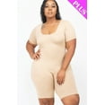 thumbnail image 2 of Plus Size Short Sleeve Bodycon Romper 2XL, 2 of 10