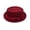 Wine, variant on EOYWHK Fedora Hat for Men Summer Breathable Mesh Top Hat with Metal Button Decor Short Brim Summer Pork Pie Hats for Men, Green Free Size