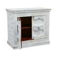 thumbnail image 5 of Taran Designs Andrea 2-Door Farmhouse Solid Wood Sideboard in Textured White, 5 of 7