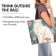 thumbnail image 2 of Balery Celestial Cat And Flowers Bolsa Tote Estilo Estético con Cremalleras, Bolsa de Hombro, Bolsa de Compras Grande y Plegable, 2 of 8