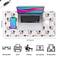 thumbnail image 5 of Long Mouse Pads for Desk,White Cow Head Pattern Desk Mats on Top Of Desks, Desk Mouse Pad Extra Large with 3mm Non-Slip Base and Stitched Edge for Gaming,Office,Work,Home 31.5"x15.7", 5 of 6