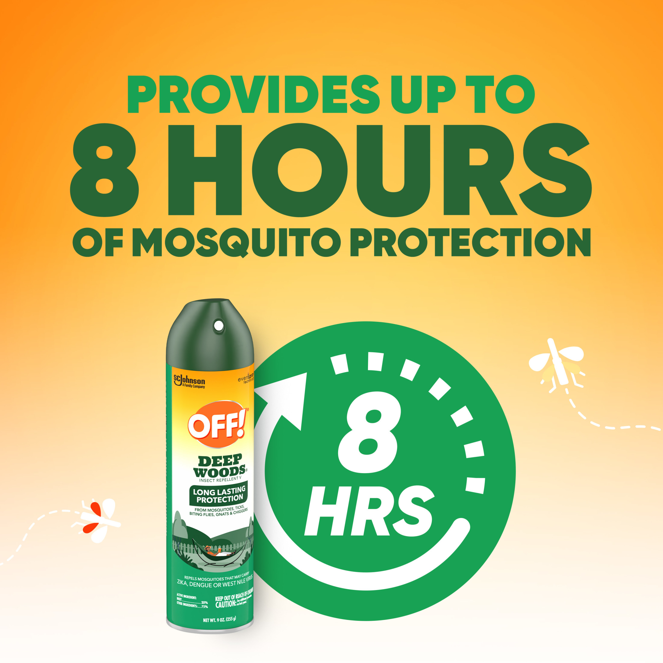 OFF! Deep Woods Deet Insect Repellent Spray, 2-Pack photo 3
