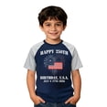 thumbnail image 5 of SIYUDAN Kids 250th Anniversary USA Shirts Short Sleeve Shirts Boys American Flag T-Shirt Boys Tee Shirts 4-5 Years Boys Clothes, 5 of 5