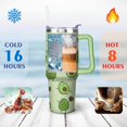 thumbnail image 3 of 40 Oz Cute Avocado Tumbler with Handle and Straw Lid Avocado Lovers Themed Gifts for Women Double Insulated Cup Travel Coffee Mug, 3 of 7