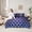 Pink Blue, variant on Manfei Neon Dense Holes Twin Bedding Sets 7 Pieces,Geometric Geometric Hexagon Bedding Comforter Set 7 Pieces,Pink Blue Sheet Sets,Breathable Bedroom Decoration Reversible