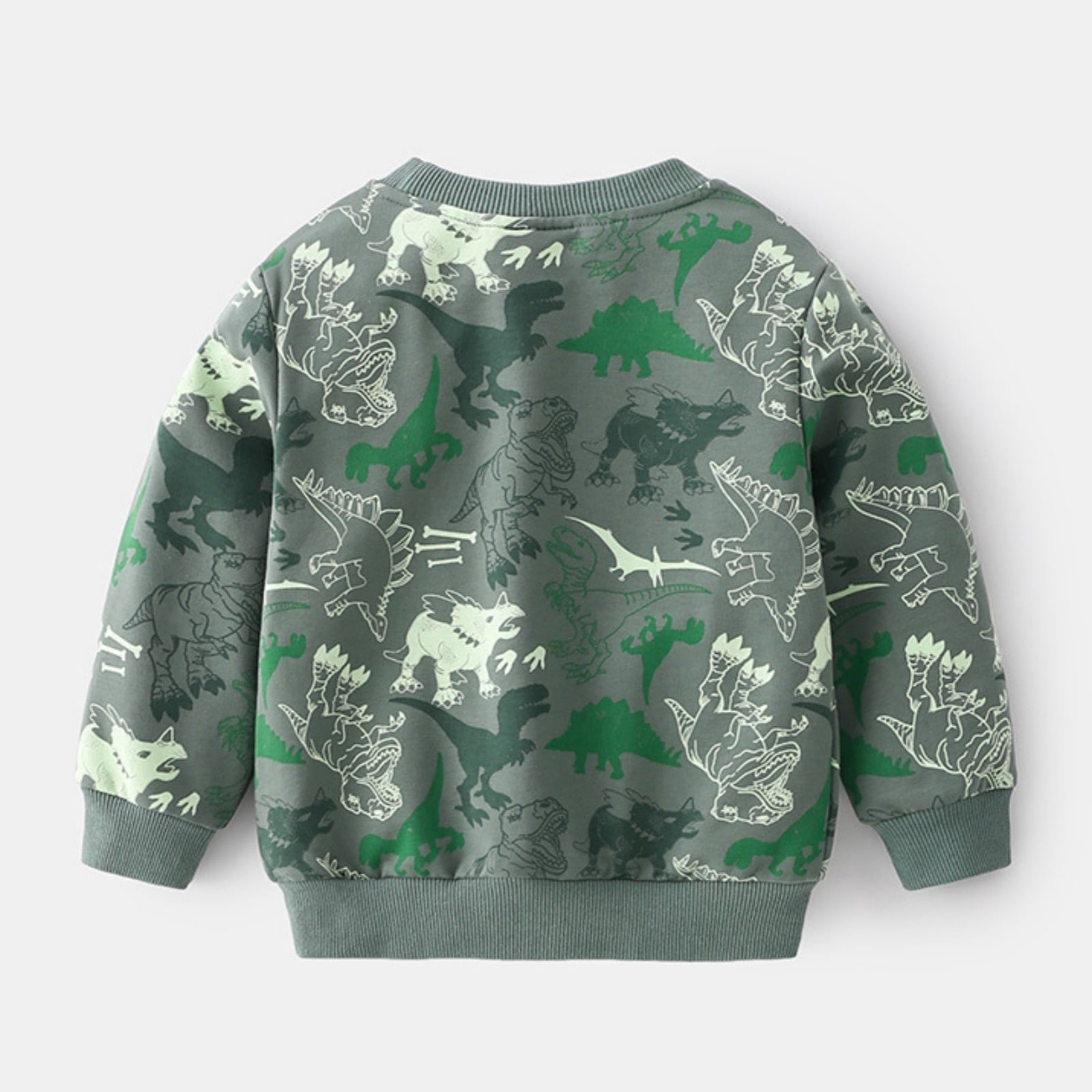 Ensemble Bébé Garçon 2 Pièces - Sweat Animaux + Pantalon Camouflage (coton/polyester), 0-4 Ans - 8