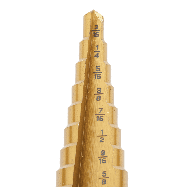 Graduated step 2024 drill bit