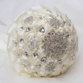 thumbnail image 5 of Artificial Wedding Bouquet with Rhinestones Pearls, 5 of 5