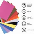 thumbnail image 2 of 10 PC Crafts Foam Sheets 9x12 Inch 10 Colors 2mm Eva Foam Paper for Party Halloween Decor Preschoolers Classroom Scrapbooking DIY Cosplay(10 Sheets), 2 of 7