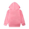 thumbnail image 2 of Toddler Crewneck Dinosaur Hoodie Casual Pink Dino Pullover Long Sleeve Cartoon Winter Clothes Tops (8211-2T), 2 of 6