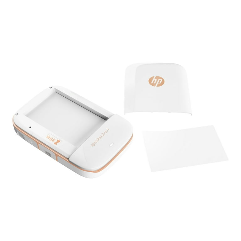 HP Sprocket 2-in-1 ポータブルプリンター HP Sprocket 2-in-1 Portable Instant Camera Printer Bundle with 30