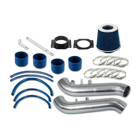 Nissan 300zx Intake RL Concepts Blue Short Ram Air Intake Kit + Filter For Nissan 90-96 300ZX Fairlady Z32 3.0 V6 Non-Turbo ()