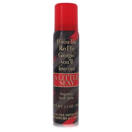 Designer Imposters A Little Sexy Perfume By Parfums De Coeur Body Spray2.5 Oz (Pack 2)