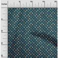 thumbnail image 2 of oneOone Cotton Flex Teal Blue Fabric Christmas Craft Projects Decor Fabric Printed By The Yard 40 Inch Wide, 2 of 5