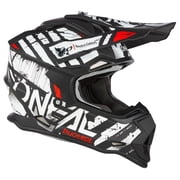 Oneal 2023 Youth 2 Series Glitch V.23 Offroad Helmet - Black/White - Youth Small