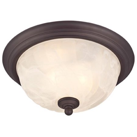 

Westinghouse 62309 2 Light Exterior Flush-Mount Fixture- Oil Rubbed Bronze