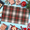 thumbnail image 7 of Red British Plaid Doormat Welcome Doormats Plaid Rugs Farmhouse Layered Door Mat Perfect for Front Door Porch Outdoor Rug, 7 of 7
