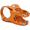 Orange-red, variant on Sagargo Bicycle Cnc for Ultra Light Hollow Short Handlebar Handlebar Stem 31.8mm Titanium Color