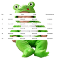 thumbnail image 3 of BMYJ Frog Shaped Hooded Fleece Jumpsuit, Adorable Animal Themed Outfit for Baby Toddler Boys Girls, Warm Plush Jumpsuit for Holiday Dress Up Daily Wear (Green, 12-18 Months), 3 of 8