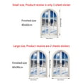 thumbnail image 2 of Asenart Night Landscape Arched Fake Window Wall Sticker, 24" x 36", 2 of 2
