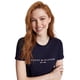 thumbnail image 3 of Camiseta Tommy Hilfiger para mujer, corte regular, logotipo bordado, 3 of 5