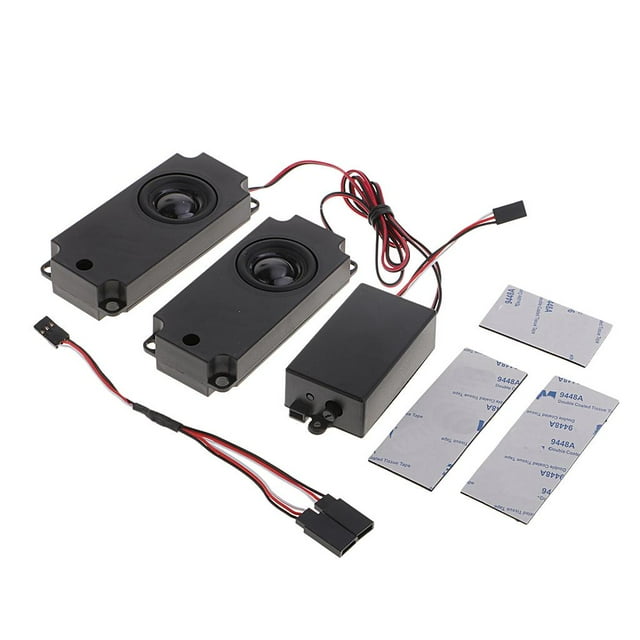 Simudor de Sonido de Motor de Grupos Generación Altavoces para Coche RC Yotijar Simulador de sonido del motor de coche RC