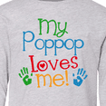 thumbnail image 4 of Inktastic My Poppop Loves Me Gift Long Sleeve Youth T-Shirt, 4 of 5