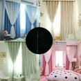 thumbnail image 1 of Xihbxyly Cortina Transparente Sky, Estilo Moderno, Suave Gasa, Elegante Filtrado de Luz, Decoración Del Hogar, Ambiente Romántico, Lavable, 200 X 100 Cm, 1 of 2