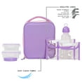 thumbnail image 4 of Jetstream 7-Piece Kids Lunch Bag Set – Includes Lunch Bag, Water Bottle, Containers, Ice Pack & Snack Bags, 4 of 8