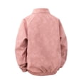 thumbnail image 3 of VeFlora Big & Tall Mens Retro Solid Jacket, Lapel Loose Fit Casual Coat, Suede Oversized Anorak for Men, Daily Streetwear and Commuting Outfits.(Pink/8XL), 3 of 4