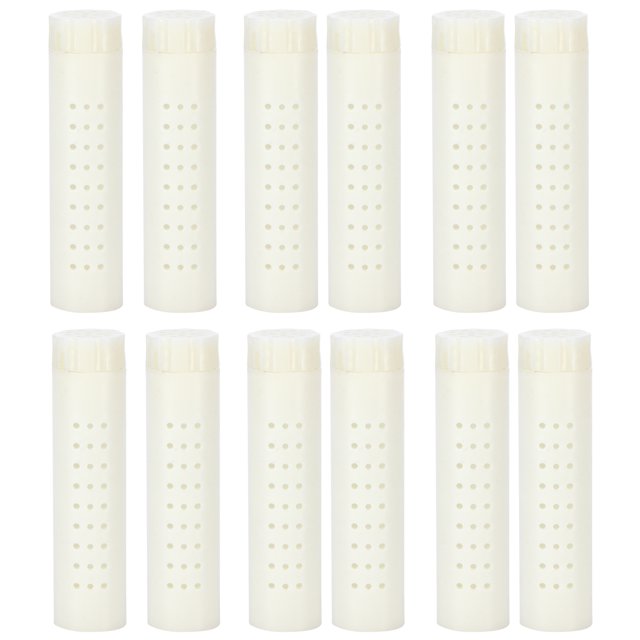 12 Uds jaulas de abeja reina cubierta protectora de plástico taza de crianza apicultor suministros de apicultura