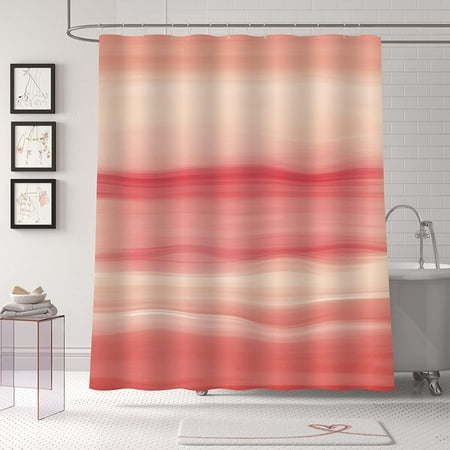 Htooq Extra Wide Shower Curtain Liner, 108 Inch Wide Hookless Shower Curtain