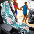 thumbnail image 4 of Binienty Tropical Monstera Leaf Sweat Towel Car Seat Cover Anti-Slip Bucket Seat Protector Absorbent Carseat Towels For Front Seats for Runner Gym Swimming Pool, 4 of 8