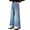 Z1-Blue-Frostluinai summer jeans denim pants, variant on Frostluinai Distressed Jeans for Girl 5-15Y High Elastic Waist Retro Denim Pants Baggy Straight Wide Leg Jeans with Pocket Vaqueros De Mujer