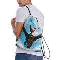 thumbnail image 3 of Bolsa clásica con cordón de Cómo entrenar a tu dragón, plegable, para deportes, fitness, unisex, para viajes y deportes de playa, tamaño mediano, 3 of 8