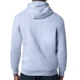 thumbnail image 2 of Men's Starter Heather Gray Seattle Kraken Player Grid Fleece Pullover Hoodie, 2 of 3