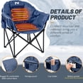 thumbnail image 6 of NAIZEA Outdoor Heated Chair - Heated Camping Chair,Oversized Heated Chairs, Outdoor Sports Chair, Folding Chair for Patio, Outdoor Travel Wide&Thick Padding, 6 of 8
